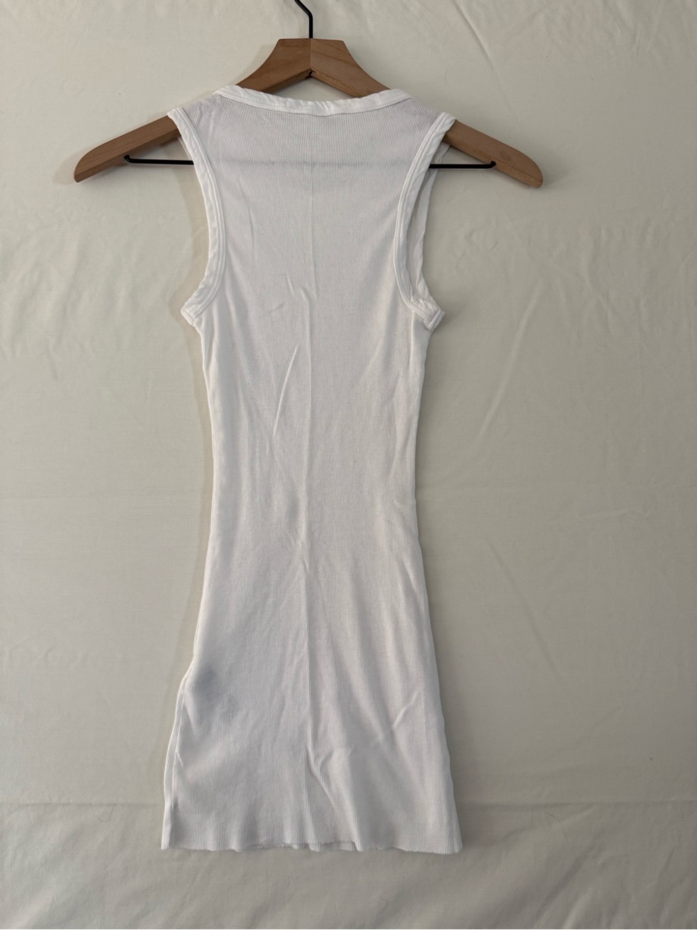 James Perse White Ribbed Tank Top - Picture 5 of 5